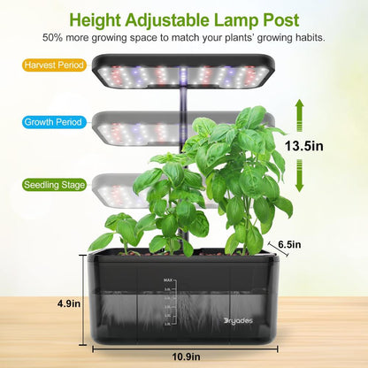 DRYADES  Growing Systerm with 8 Pods Countertop with LED Light-Z223